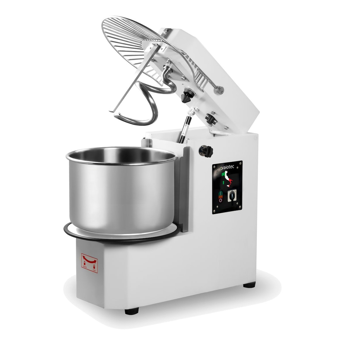 EASYLINE Deegkneder met afneembare ketel - 30 liter / 400 volt / 2 snelheden, 445 x 795 mm