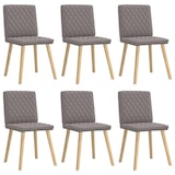 thumbnail of vidaXL Esszimmerstühle 6 Stk. Taupe Stoff