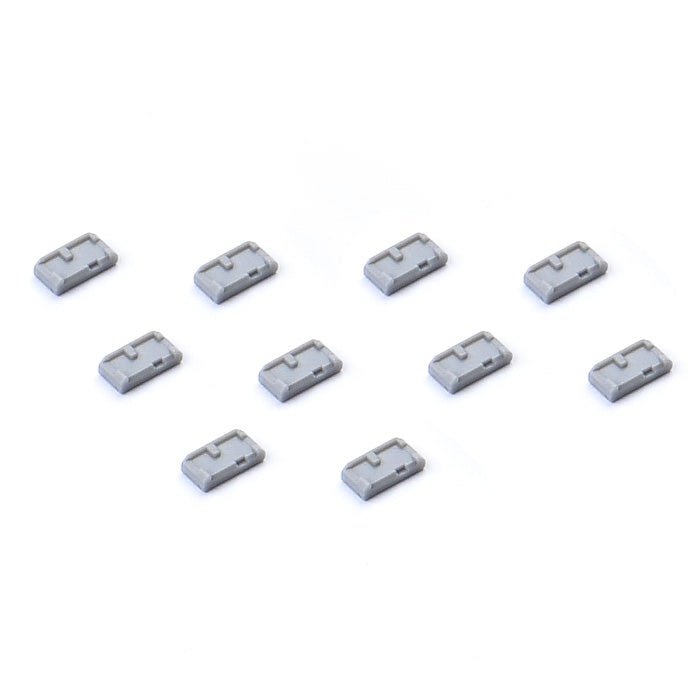 [SmartKeeper ESSENTIAL] 10 x Micro USB B-Port Schlösser ohne Micro Typ Schlüssel / Grau