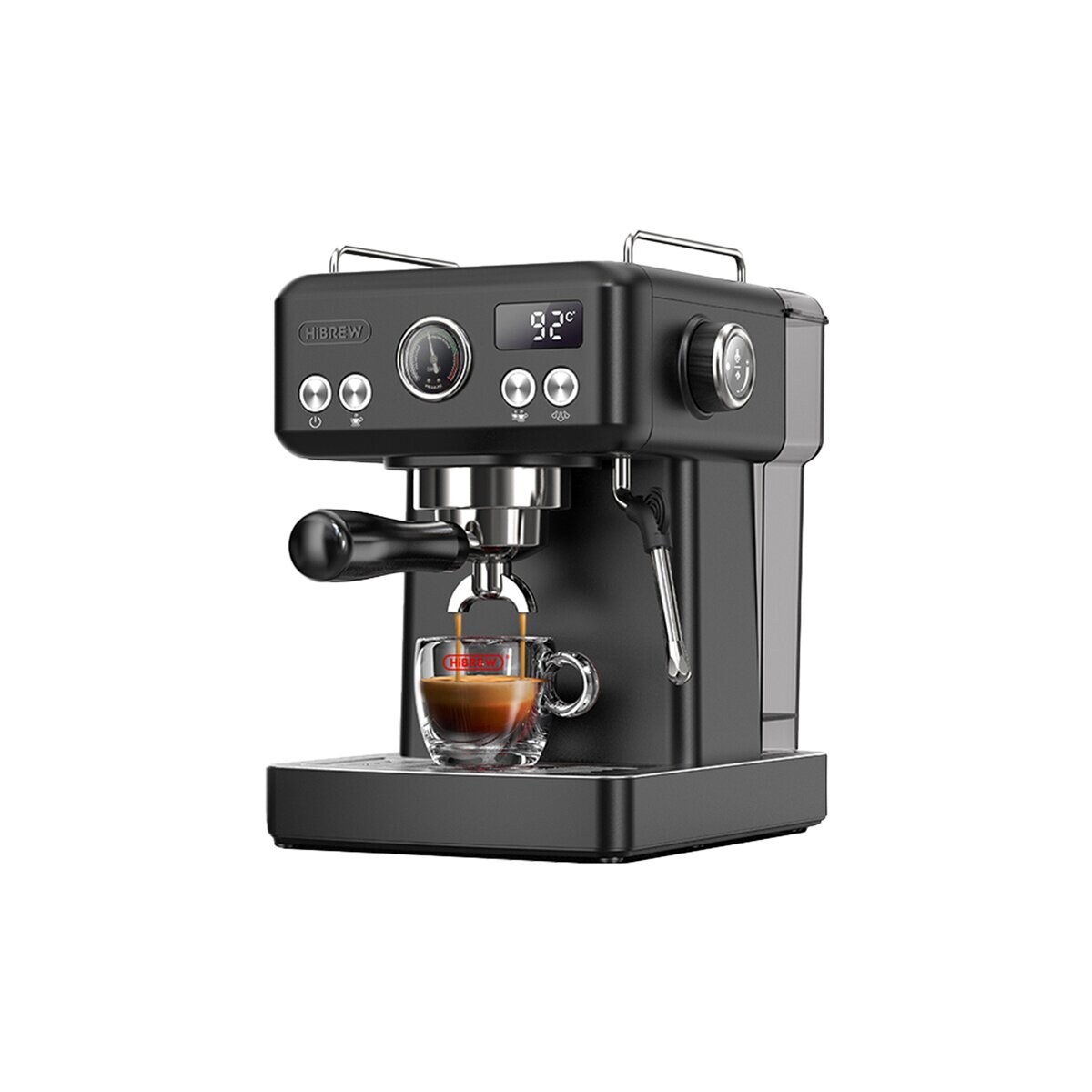 HiBREW H10A Espressomaschine Schwarz PID