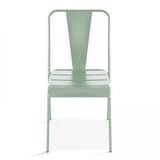 thumbnail of Chaise en métal vert sauge