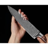 thumbnail of Wakoli Edib 6er Damastmesserset I 8 - 20,5cm Klinge I Pakkaholz