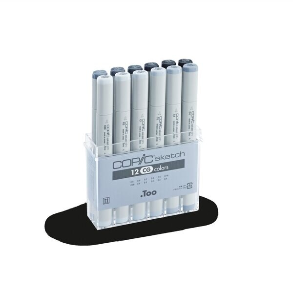 Layoutmarker Copic Sketch Set Cool Grey 12 Stück