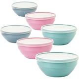 thumbnail of 6er Set Schüssel mit Deckel 0.5 Liter Salatschüssel Rührschüssel
