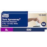 thumbnail of Tork Xpressnap® Serviettes enchevêtrées Extra Douces Blanches-4000sdt