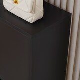 thumbnail of Zapatero moderno zapatero de entrada recibidor con 2 cajones y estantes ajustables zapatero estrecho para pasillo 60x24x80 cm negro