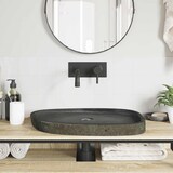 thumbnail of vidaXL Waschbecken Grau (38-45) x (38-45) x 12 cm Flussstein