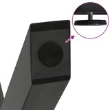 thumbnail of vidaXL Couchtischbeine X-Form 2 Stk. Anthrazit 40x(30-31) cm Stahl