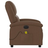 thumbnail of vidaXL Massagesessel Elektrisch Braun Stoff