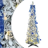 thumbnail of vidaXL Künstlicher Weihnachtsbaum mit 100 LEDs Weiß 150 cm PVC