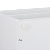 thumbnail of Relaxdays Druckerständer Schreibtisch, 3 Fächer, Regal für Drucker, Druckerhalter, H x B x T: 22,5 x 47 x 40 cm, weiß