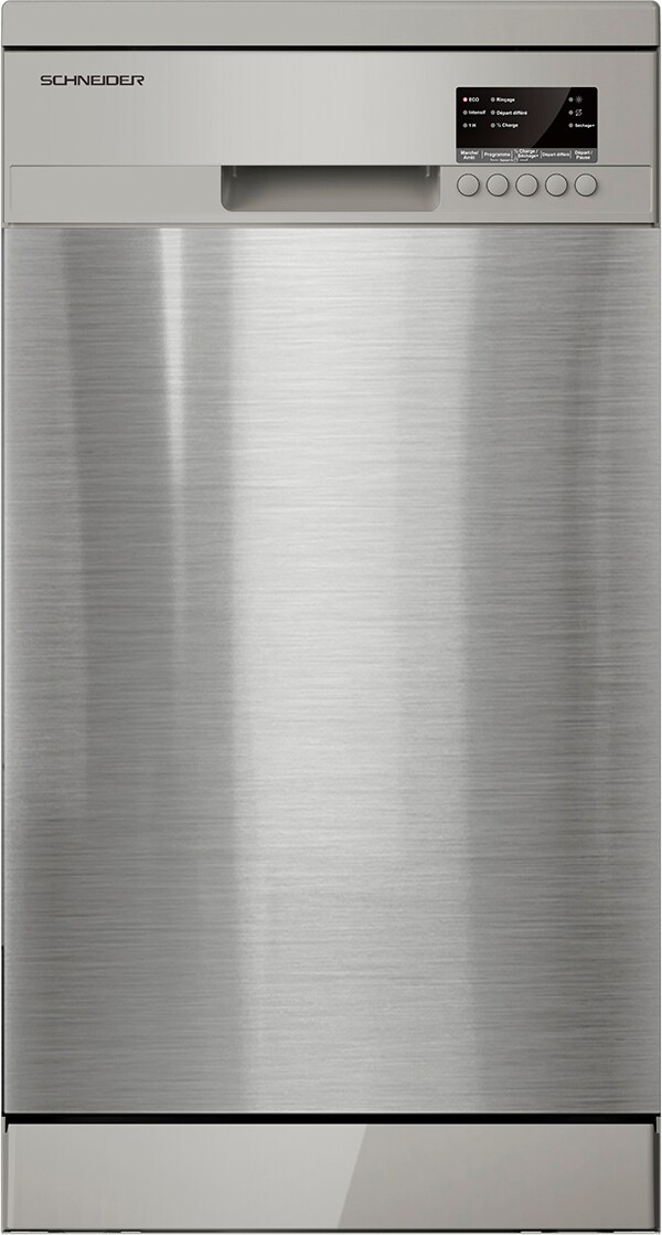 Lavavajillas 45 cm 9 Cubiertos E Acero Inoxidable SCHNEIDER SDW947DX