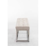 thumbnail of Banc Amun E en tissu Crème/120 cm
