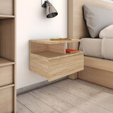 thumbnail of vidaXL Hängender Nachttisch Sonoma-Eiche 40x31x27 cm Holzwerkstoff