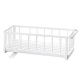 thumbnail of Yamazaki Abtropfgestell Abtropfkorb Abtropfständer Geschirr Metall Abtropfschale weiß schmal 57x18x16cm