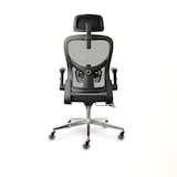 thumbnail of CLOUVOU SmartSeat, ergonomischer Bürostuhl, Rückenlehne mit Mesh Bezug, FlipUp-Armlehnen, 3D-Kopfstütze, BladeWheels, Schwarz
