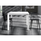 thumbnail of BRAXTON Tavolo Da Pranzo Moderno Di Design Allungabile Cm 90x90/150 Bianco Per Interno Casa Cucina Sala Da Pranzo Ristorante colore Bianco
