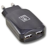 thumbnail of 2Go Netz-Ladegerät dual USB 100-240V Output 2100mA