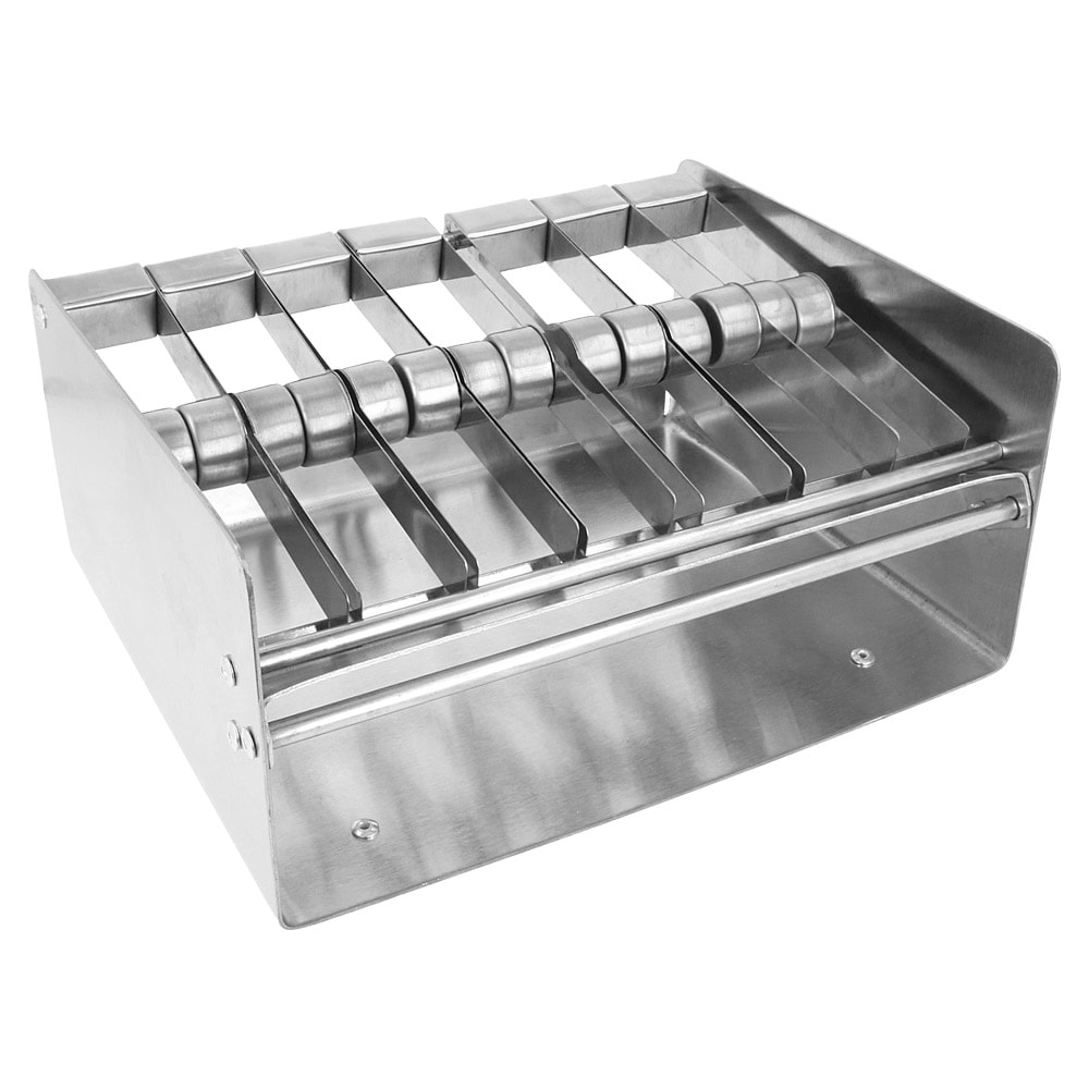 Dispensador Para Etiquetas 2,5X2,5 Cm  23,5X19X11,7 Cm Prateado Inox