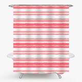 thumbnail of Cortina de Banho PINK STRIPES 180x200cm
