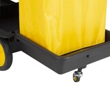 thumbnail of Jantex schoonmaakwagen, zwart, met afsluitbare kast