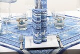 thumbnail of Sovie HOME Tischdecke Seaside in Blau aus Linclass® Airlaid 80 x 80 cm, 1 Stück - Maritim