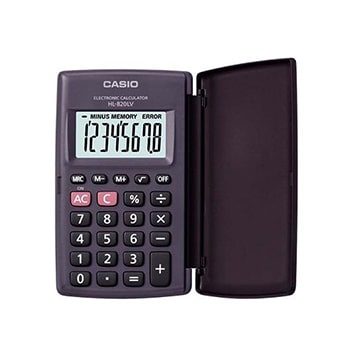 Calculadora Básica CASIO HL-820VER Azul (8 dígitos)