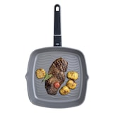 thumbnail of Masterpro Indigo - Grillpan van gegoten aluminium Ø28x5,5cm Geschikt voor inductie