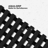 thumbnail of Antirutschmatte für Nasszonen "Adria" - UV-beständig / Schwarz 120 x 150 cm