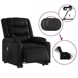 thumbnail of vidaXL Massagesessel mit Aufstehhilfe Elektrisch Schwarz Kunstleder