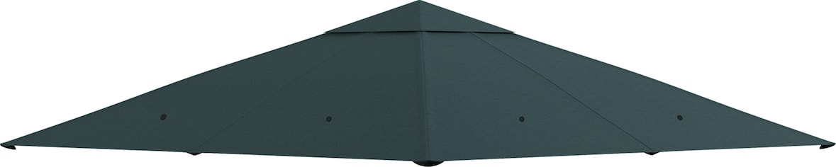 Techo de Repuesto 300x300 cm para Cenador de Jardín Cubierta de Repusto de Gazebo Exterior con 8 Orificios de Drenaje y Ventilación
