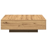 thumbnail of Table basse Chêne artisanal 100 x 100 x 31 cm Modèle Fusion Plus