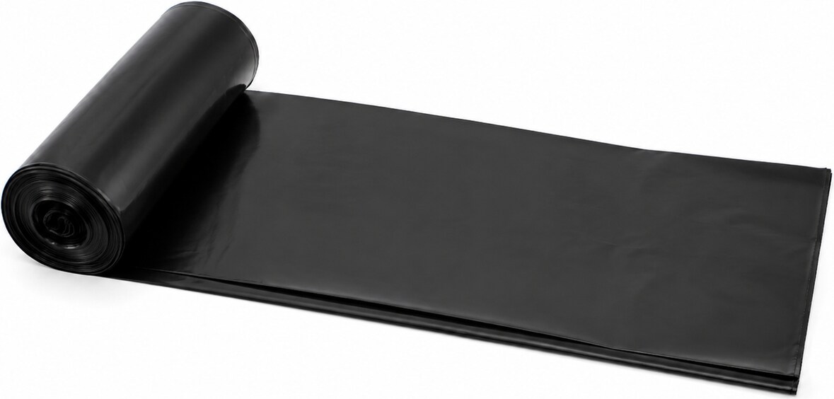 Müllbeutel ohne Griff aus LDPE – 70 × 100 cm – 25 µm – Schwarz – 200 Stück Karton – RyanPack