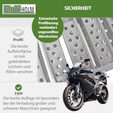 thumbnail of DREIBREIT by TRUTZHOLM 2-fach Auffahrrampe klappbar 215cm Tragkraft 1020kg Alu Verladerampe gelocht