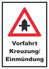 thumbnail of Vorfahrt nächste Kreuzung/Einmündung Schild A1 (594x841mm)