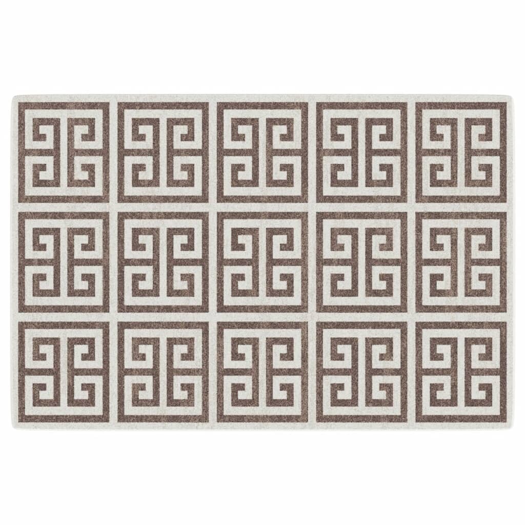 VidaXL Vloerkleed voor binnen buiten laagpolig 120x180 cm meerkleurig