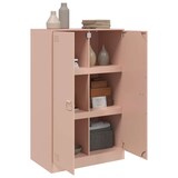 thumbnail of vidaXL Dressoir 67x39x107 cm staal roze