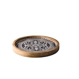 thumbnail of Stylepoint - 4x Bord plat met opstaande rand (zwart) - WCC3025MZ - 25x2,5cm - Marrakesch