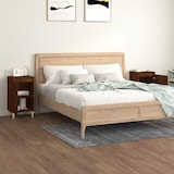 thumbnail of Tables de chevet 2pcs chêne marron 40x35x70cm bois d'ingénierie – Modèle Parfait Nuit