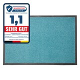 thumbnail of Schmutzfangmatte "Monochrom" - Teppich für Eingangsbereiche / 135 x 200 cm (Türkis)