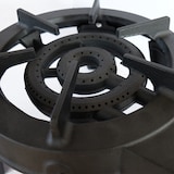 thumbnail of Rechaud gaz fonte véritable 9.8 KW 4 pieds 3 robinets + Tuyau gaz 1.50m et Détendeur Butane