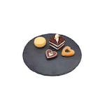 thumbnail of aro Schiefertablett, Ø 25 x 0.56 cm, rund, schwarz, 2 Stück