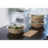 thumbnail of BioPak Salatschale Bagasse 1200 ml Braun ungeteilt, 160 Stk/Krt (4 x 40 Stk)