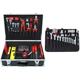 thumbnail of FAMEX 745-47 Alu Werkzeugkoffer gefüllt mit Werkzeug – Werkzeugkasten bestückt - 164-tlg