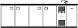 thumbnail of KBS Getränketheke mit 2 Becken rechts 3000x688x920 mm Umluftkühlung 230 Volt