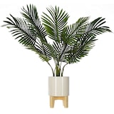 thumbnail of Atmosphera - Planta artificial Palmera Altura 72 con maceta cerámica con patas de madera