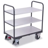 thumbnail of ESD-Etagenwagen, Tragl. 250kg, Griff Holzplatte, Ladefl. LxB 835x490mm, Holzböden