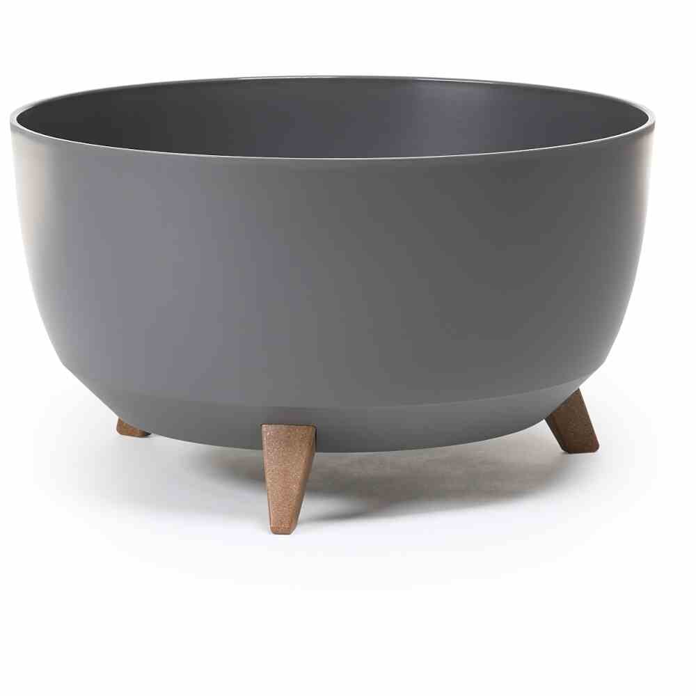 SIENA GARDEN Pflanzgefäß OSLO anthrazit 29 cm M82579