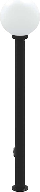 thumbnail of vidaXL Pollerleuchte mit Auslass 120 cm Schwarz IP44