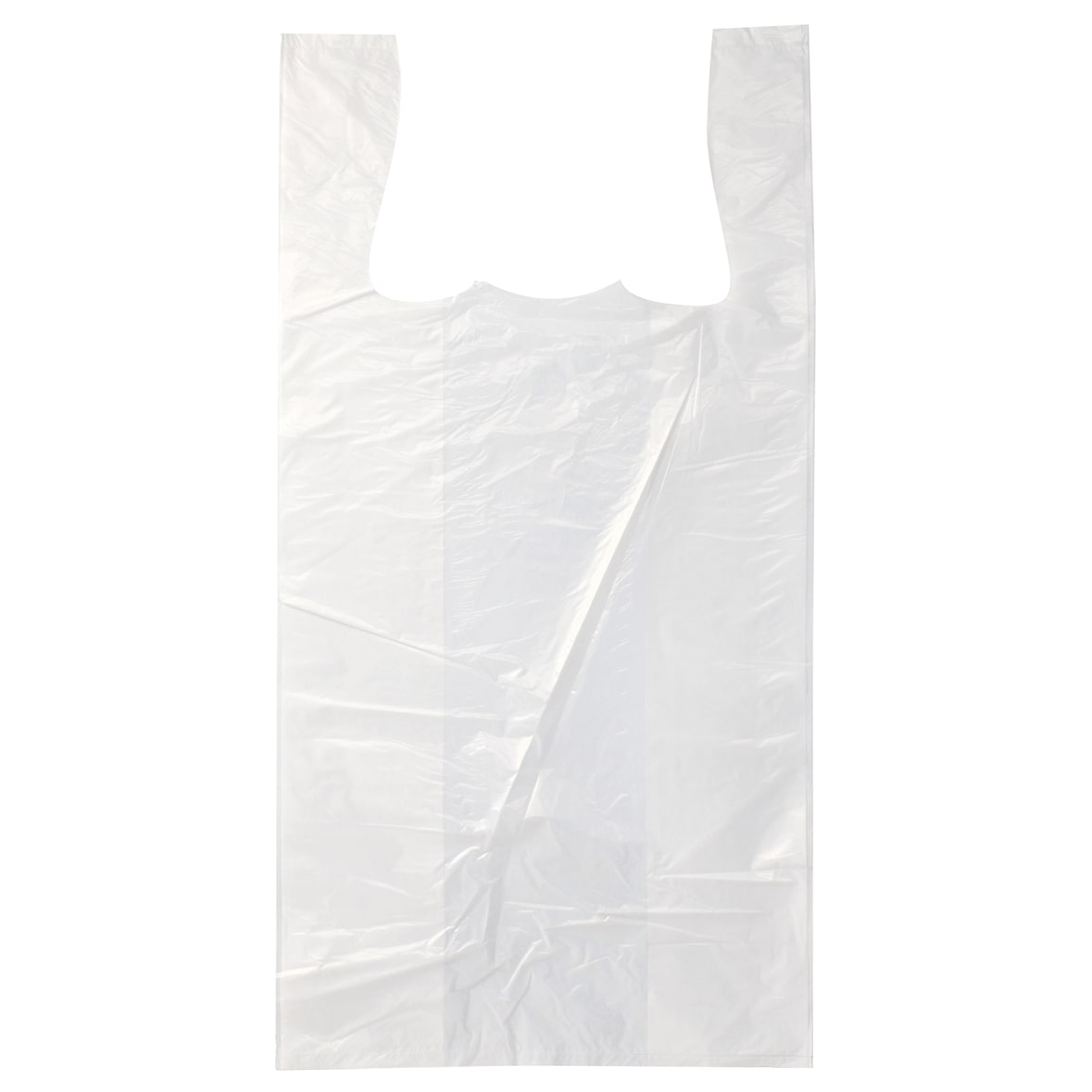 Premium Quality, Hemddraagtassen, HDPE 27/6 x 48 cm 10 my wit